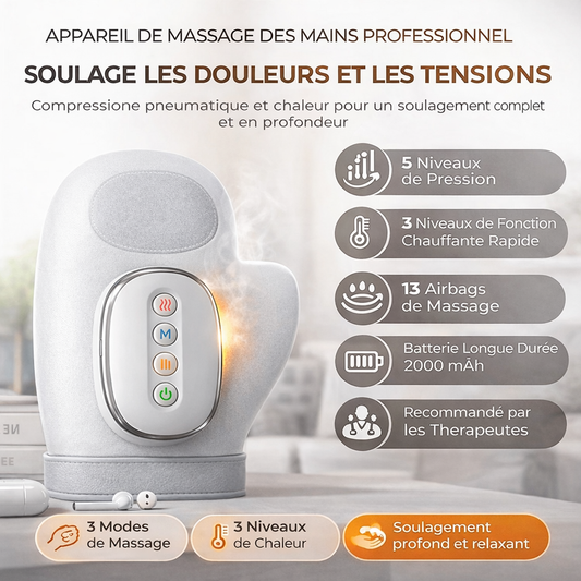 Appareil de massage des mains professionel