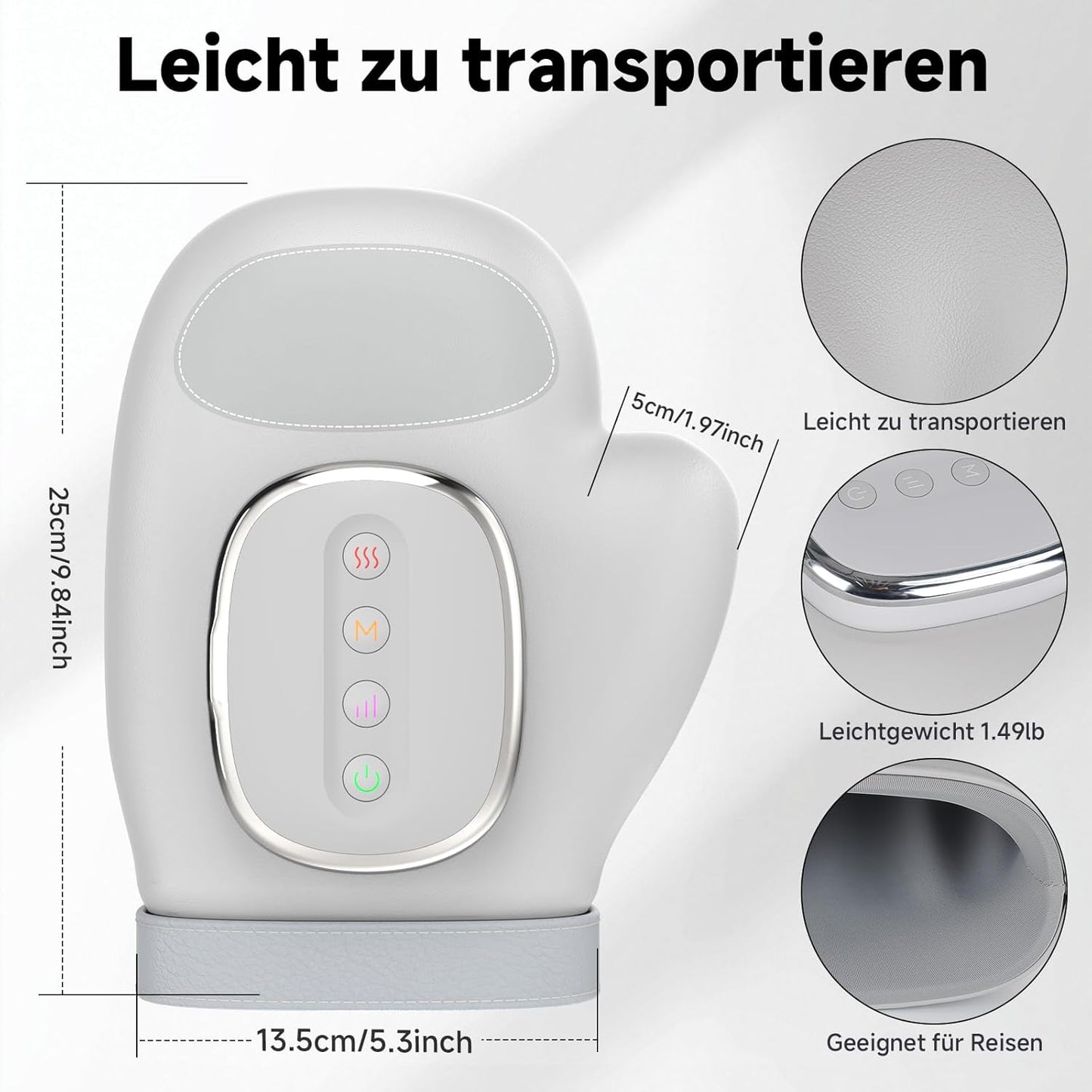 Nerivo Plutus™ 3-in-1 Intelligenter Handmassager